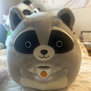 Cute medium raccoon squishmallow